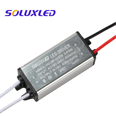 Conducteur mené imperméable d'éclairage extérieur 3-5*3W DC9-18V 580ma 600ma pour la lumière de tache